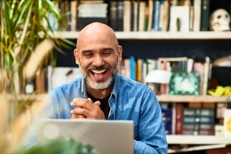 a happy man